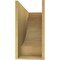 Ekena Millwork 11"W x 33"D x 22"H Classic Alpine Rough Cedar Woodgrain TimberThane Corbel, Primed Tan CORUR11X33X22ALPRCPR - alternate 5